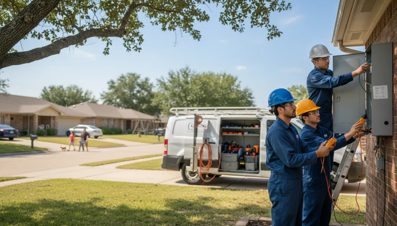 Certified electrician providing emergency electrical services in Salina, KS